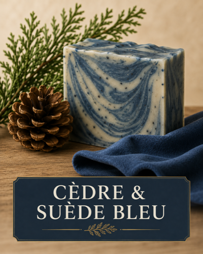 Cèdre & Suède bleu